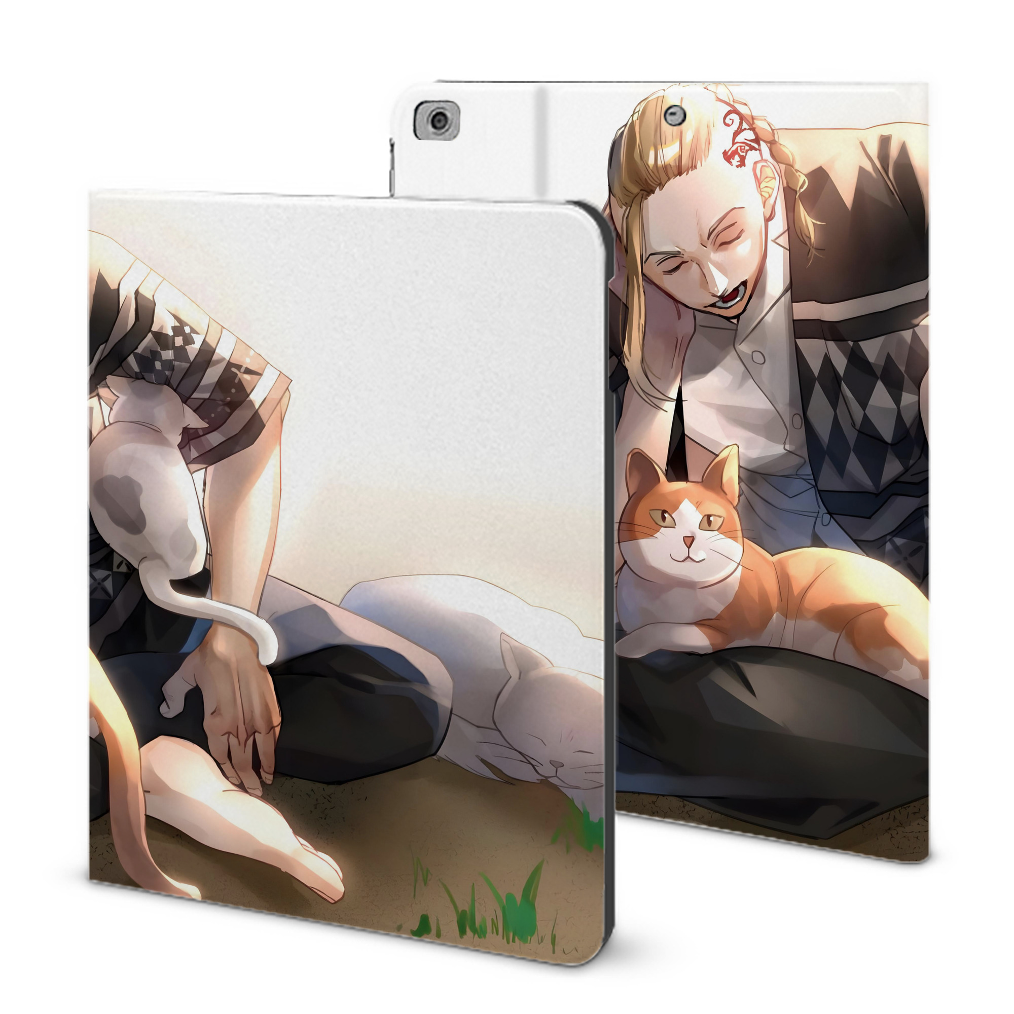 （画像用） 東京リベンジャーズ Tokyo Revengers IPad ケース ブック型 PUレザー TPU 耐衝撃 軽量 薄型 ペン収納なし 全面保護 IPad 各モデル対応